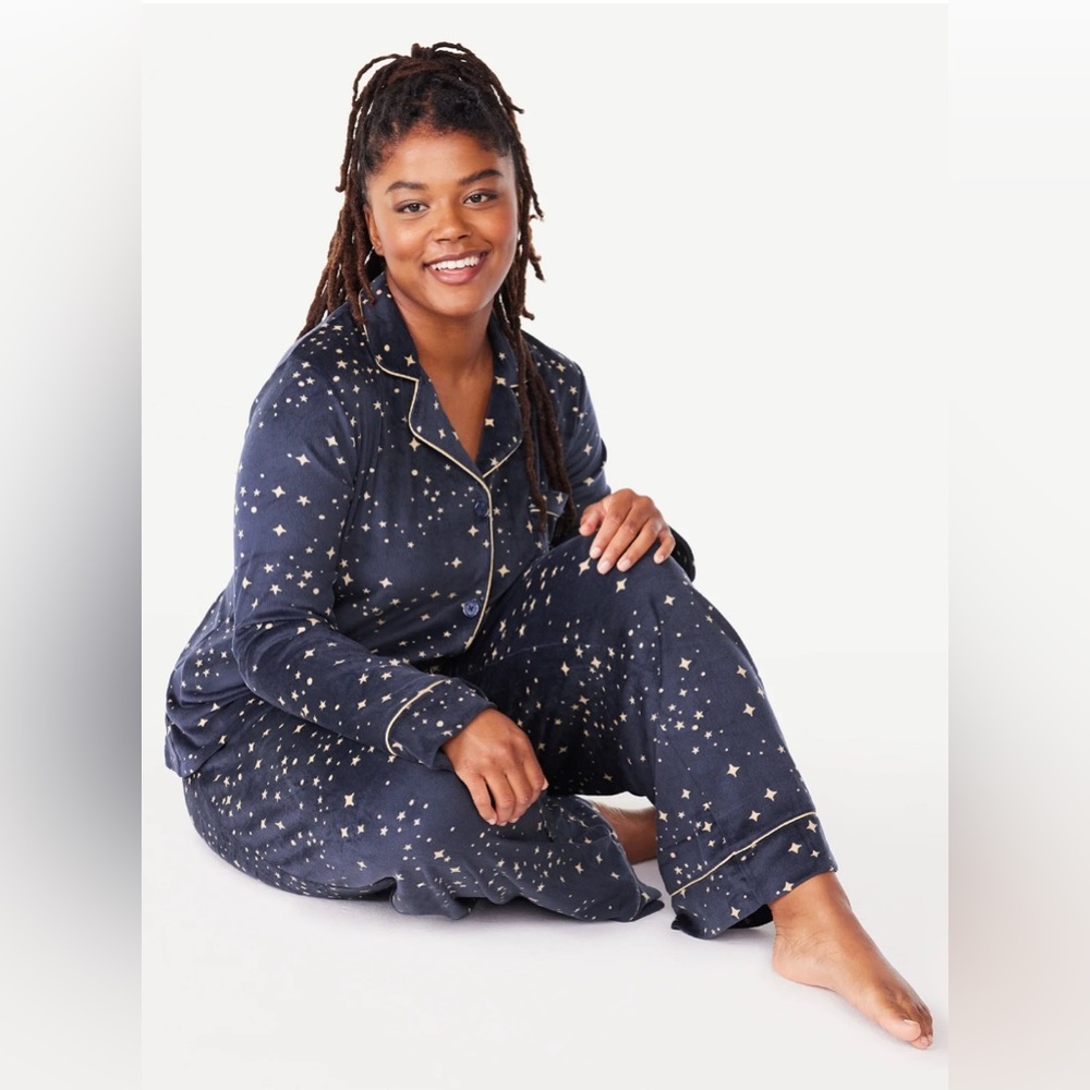 2-piece Velour Pajama Set